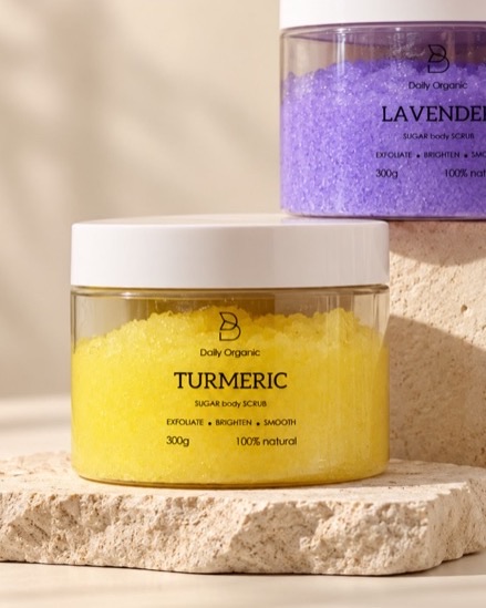 Turmeric Sugar Body Scrub